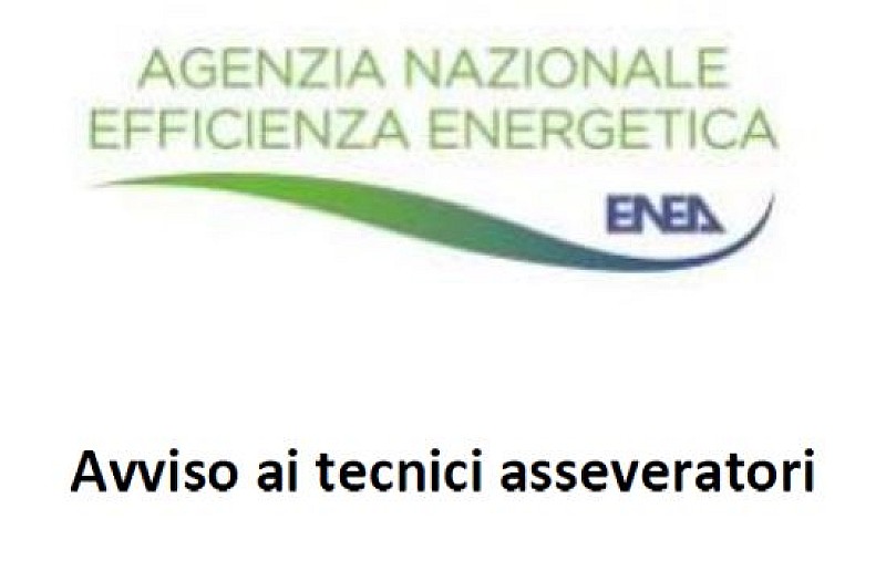 avviso enea asseveratori